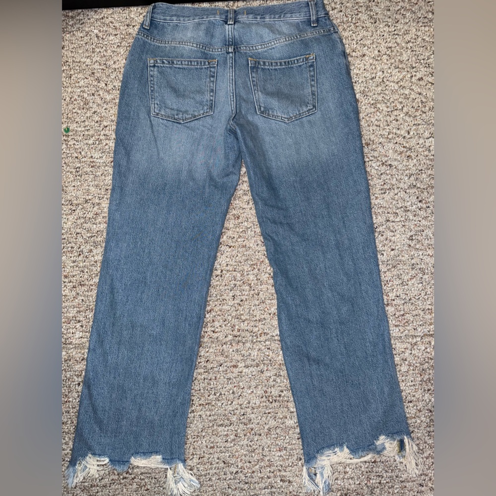 We The Free Light Blue Denim Jeans Maggie mid rise size 26 - Picture 7 of 11